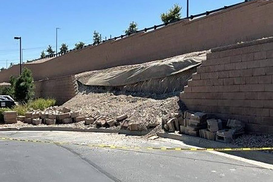 Failed Retaining Wall