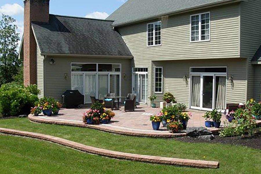 Backyard patio design