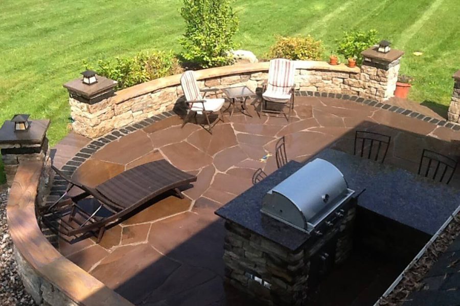 Custom patio and hardscape design