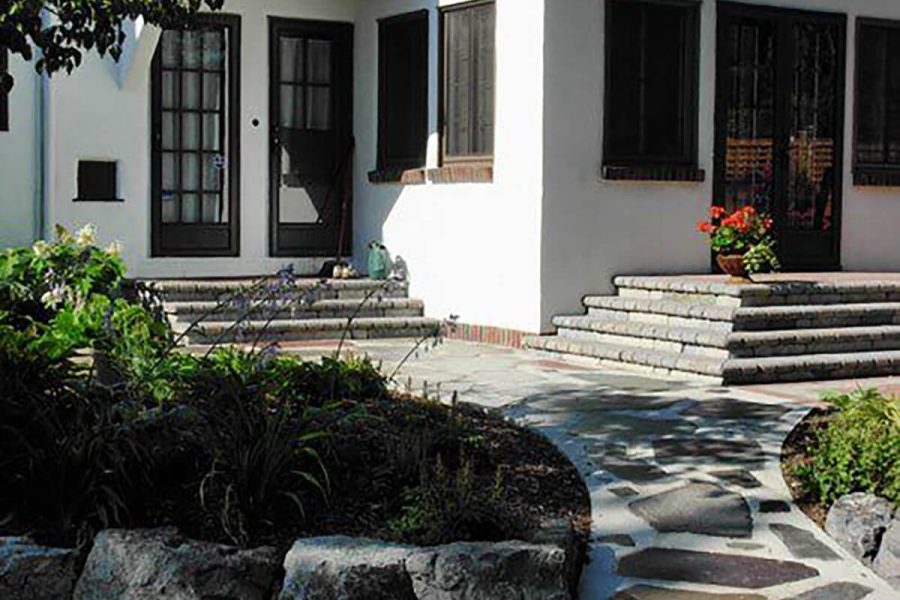 Entryway Hardscape Design