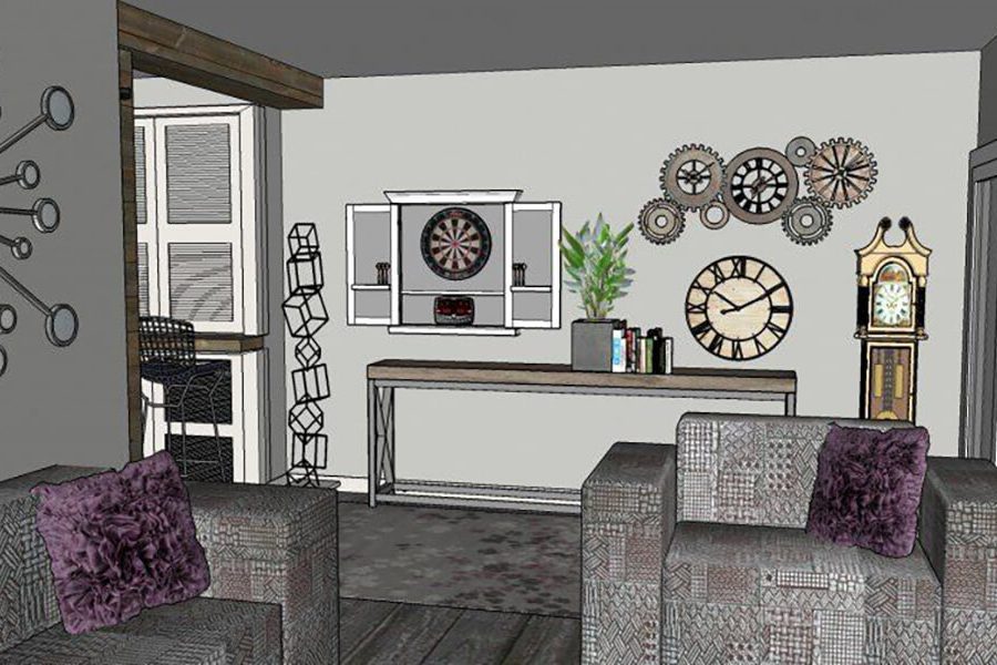Interior Home Remodel Rendering