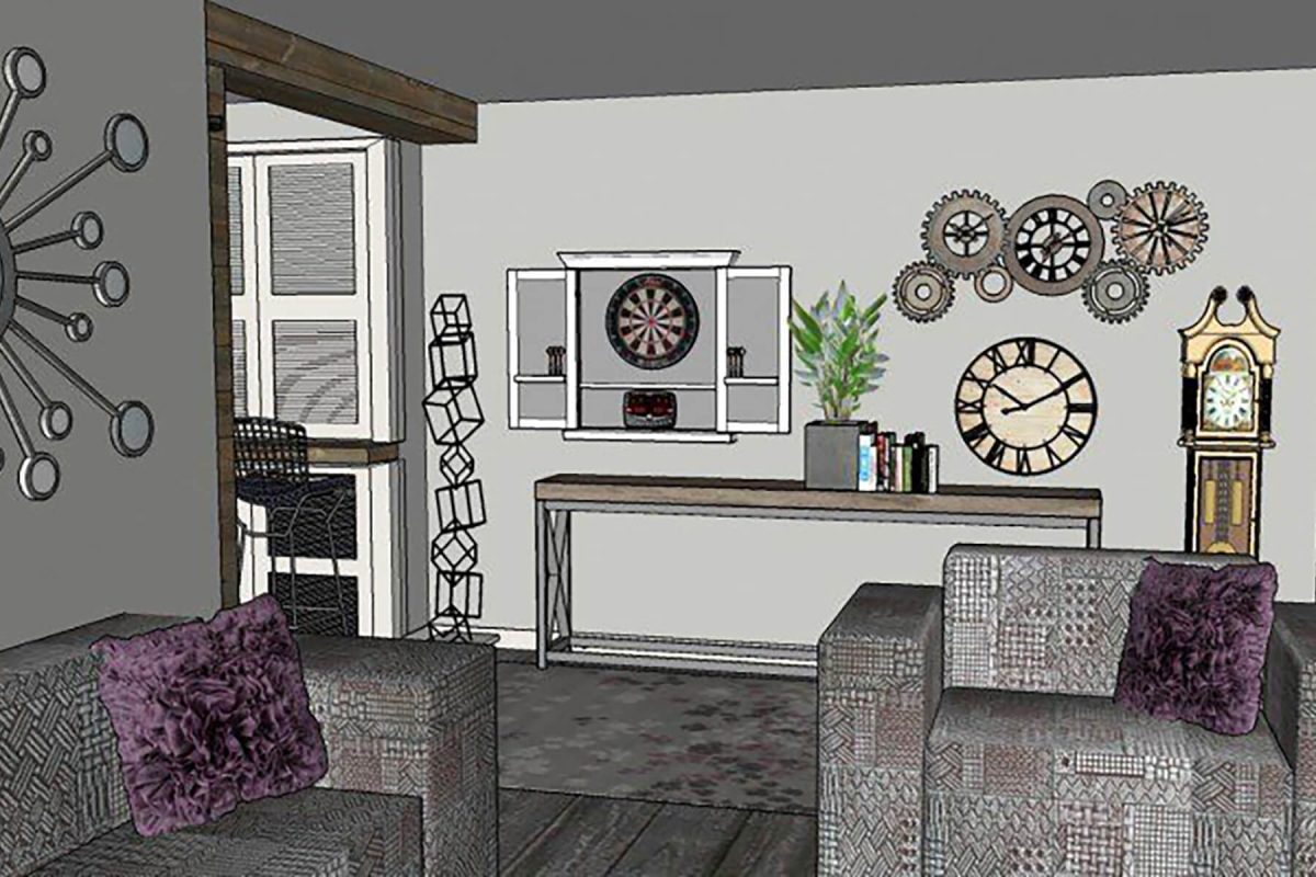 Interior Home Remodel Rendering