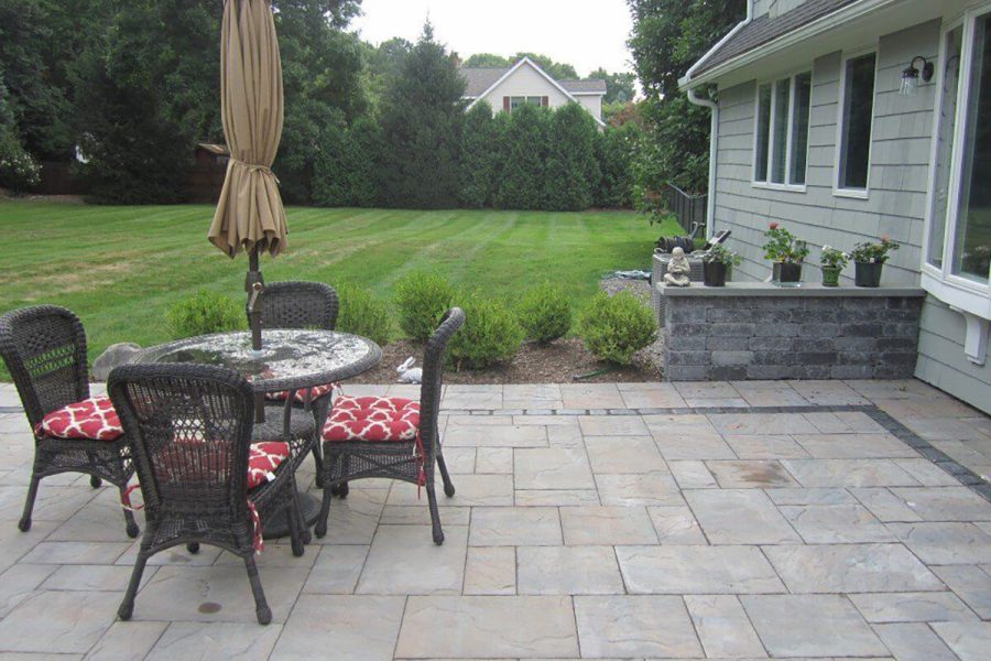 Patio hardscape design