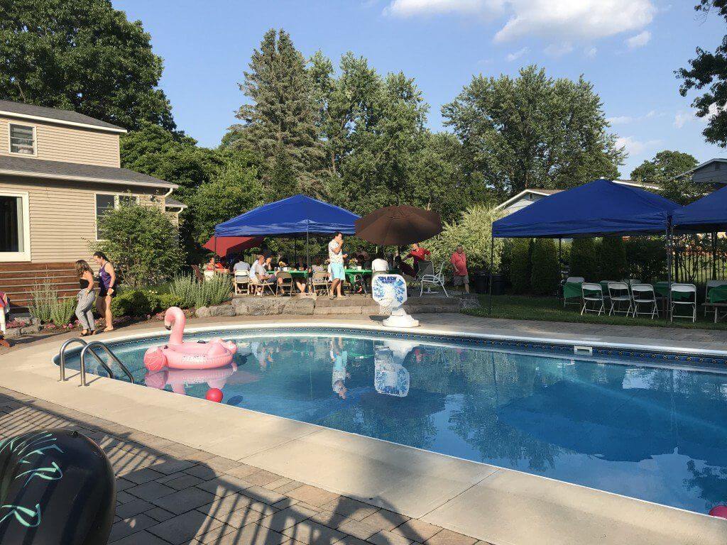 Pool landscape design and installation